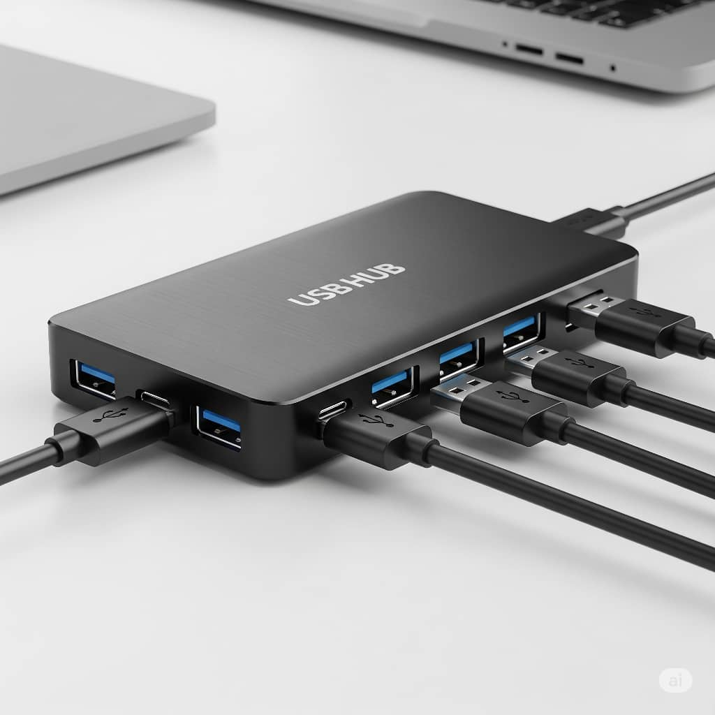 USB Hub with Multiple Ports